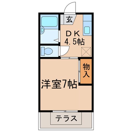 ファミール堀部Ⅱの物件間取画像